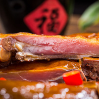 菜中湘湖南特产烟熏腊鸭农家自制风干板鸭咸鸭子干鸭子肉腊货干货