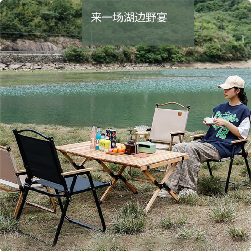 三极户外Tri-polar TP8872 户外露营便携碳钢折叠桌 中号 87*59*44cm (单位:张)高清大图