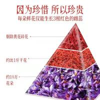 [7瓶装]北京同仁堂藏红花 1g 中国正品西藏拉萨市西红花非伊朗特级藏红花 泡水金黄色辛微苦