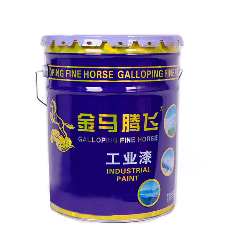 金马腾飞 醇酸快干磁漆 军车绿-20kg 桶高清大图