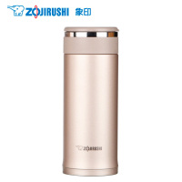 象印(ZO JIRUSHI) SM-JD36-NL 日本象印真空保冷保温杯 高档进口不锈钢男女款车载单手杯水杯 香槟金色