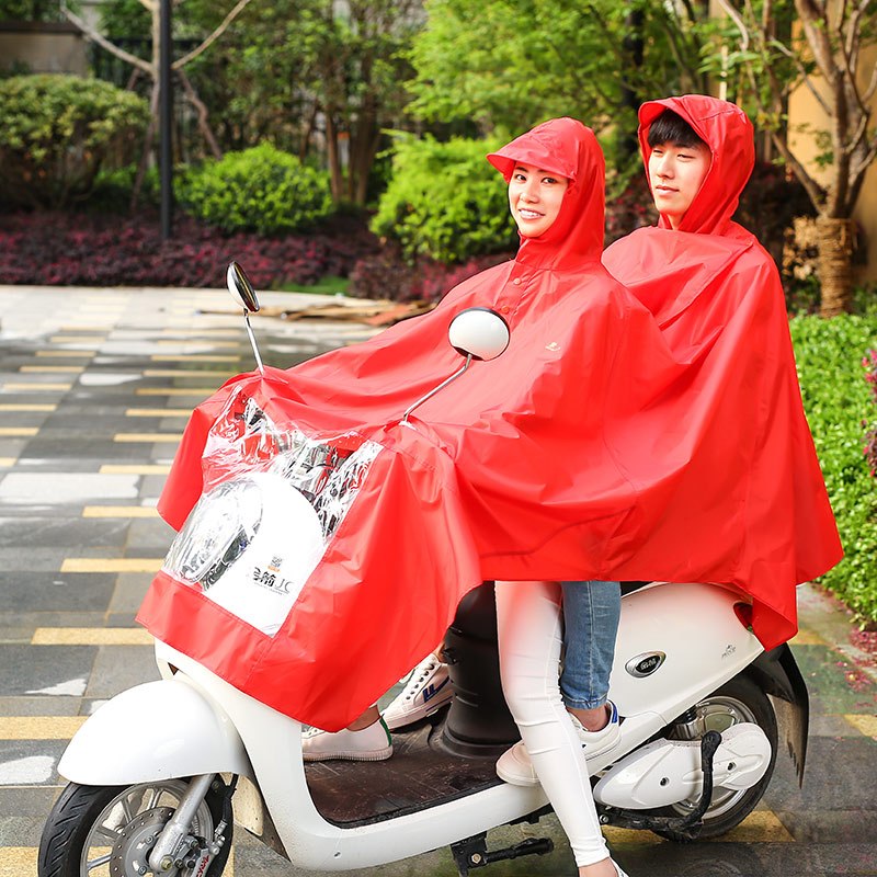 电动车雨衣成人加大加厚摩托车单人双人雨披男女通用防水雨批