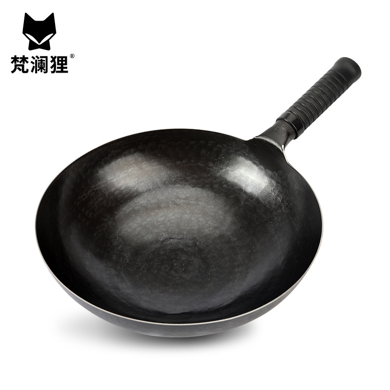 梵澜狸36cm章丘锻打铁锅X27 个高清大图