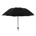 甠焓(qinghan) QH-SZD231300 三折反向黑胶遮阳晴雨伞8骨
