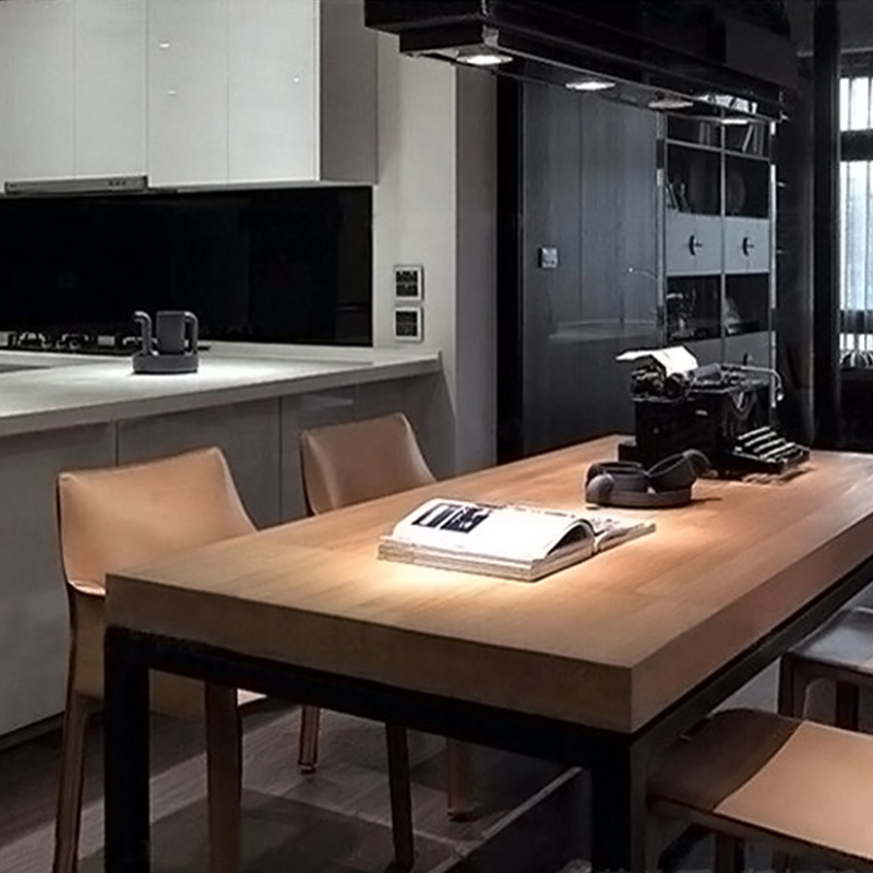 实木闪电客电脑桌台式家用北欧书桌办公桌书房书法桌卧室学习写字桌子