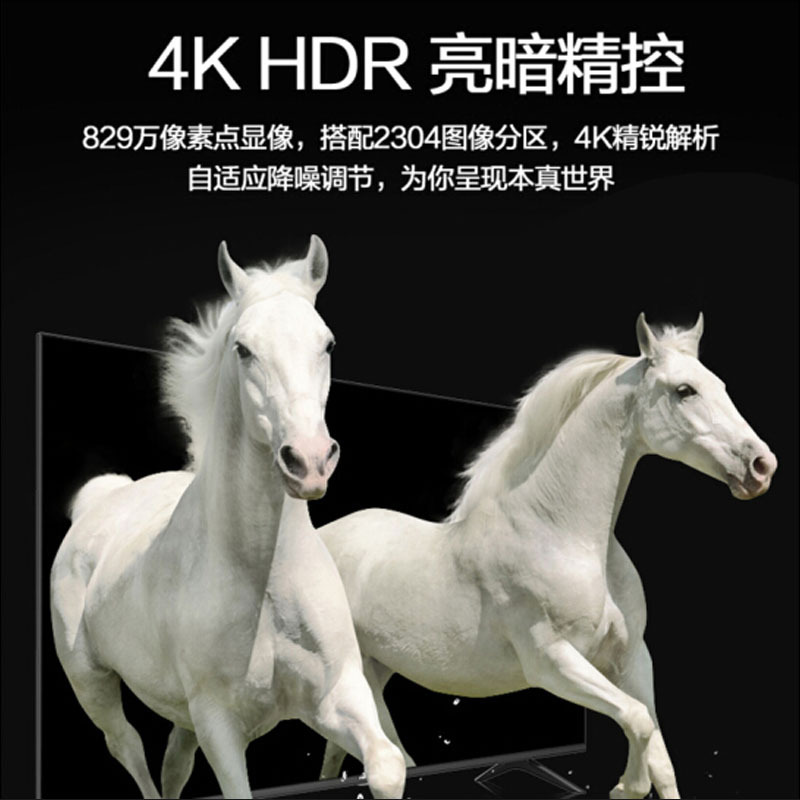 海信 65H55E 65英寸 超高清4K智能液 晶平板 (电视仅售辽宁地区)