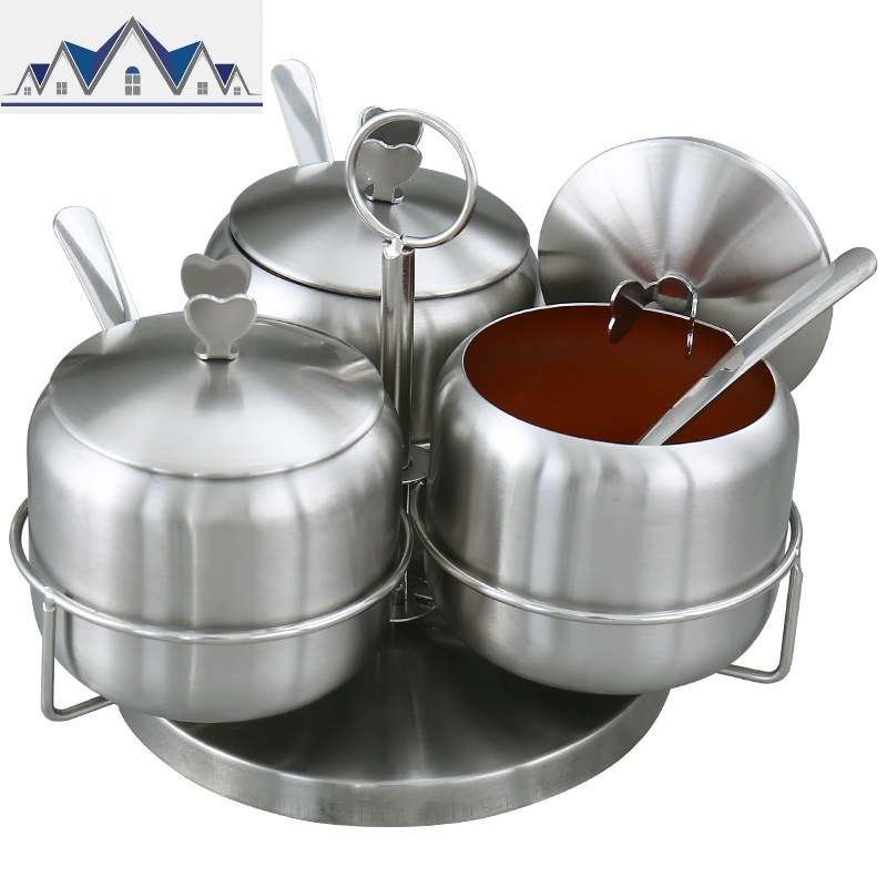 调料盒套装家用组合装调味品收纳盒厨房调味盒盐罐调味罐厨房用品 三维工匠高清大图