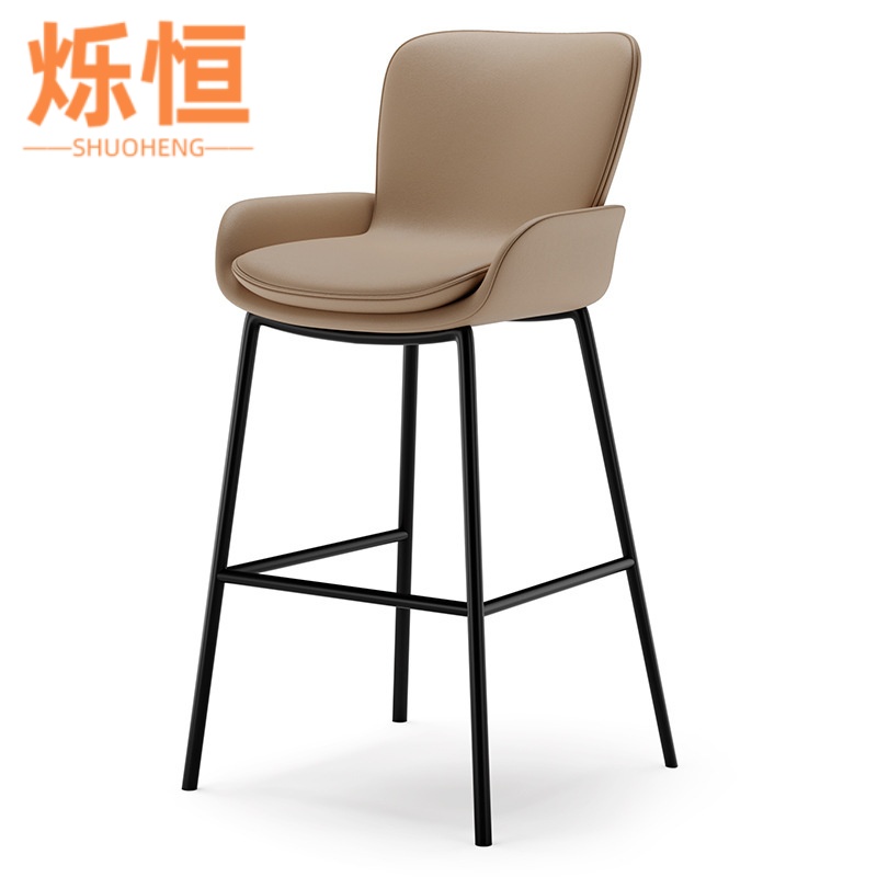 烁恒 吧台椅 坐高65cm 把高清大图