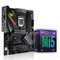 Intel英特尔酷睿i5 9400F盒装CPU处理器搭华硕B360M B365M主板台式机电脑办公游戏板U套装