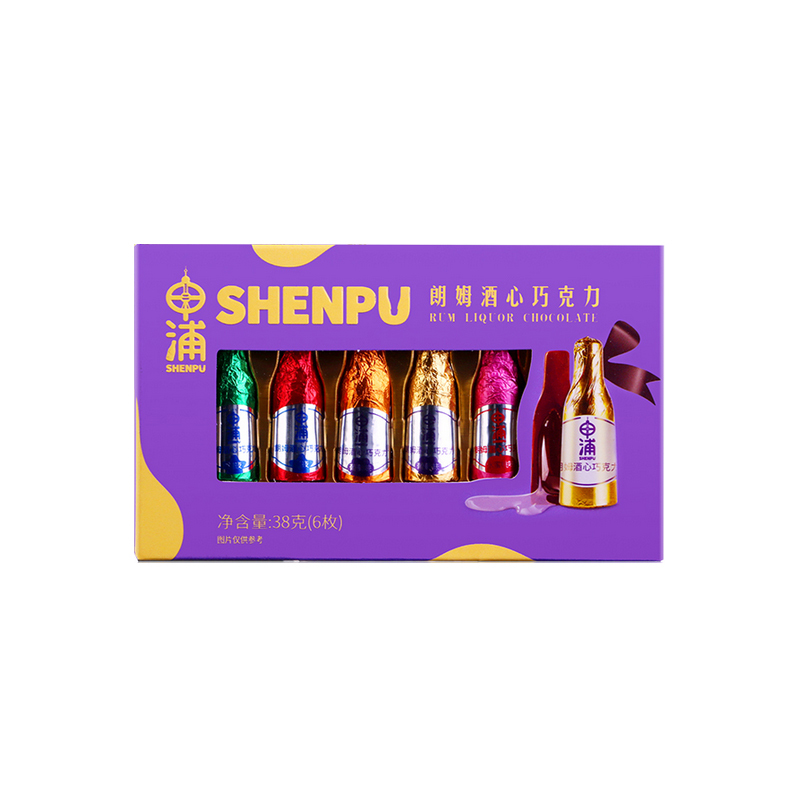 申浦朗姆酒心巧克力(混合口味)38g(610)