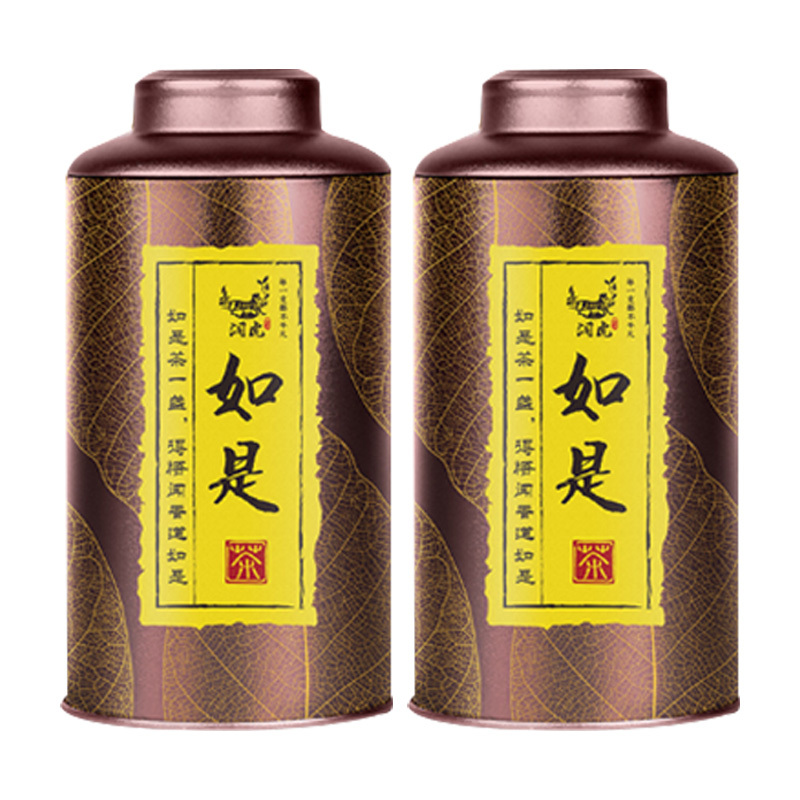 润虎乌龙茶如是铁观音清香型罐装504g
