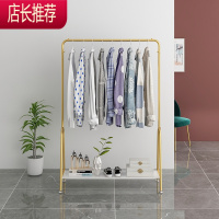 简易衣架落地卧室北欧网红衣帽架家用单杆式晾衣架阳台挂衣服架子JING PING