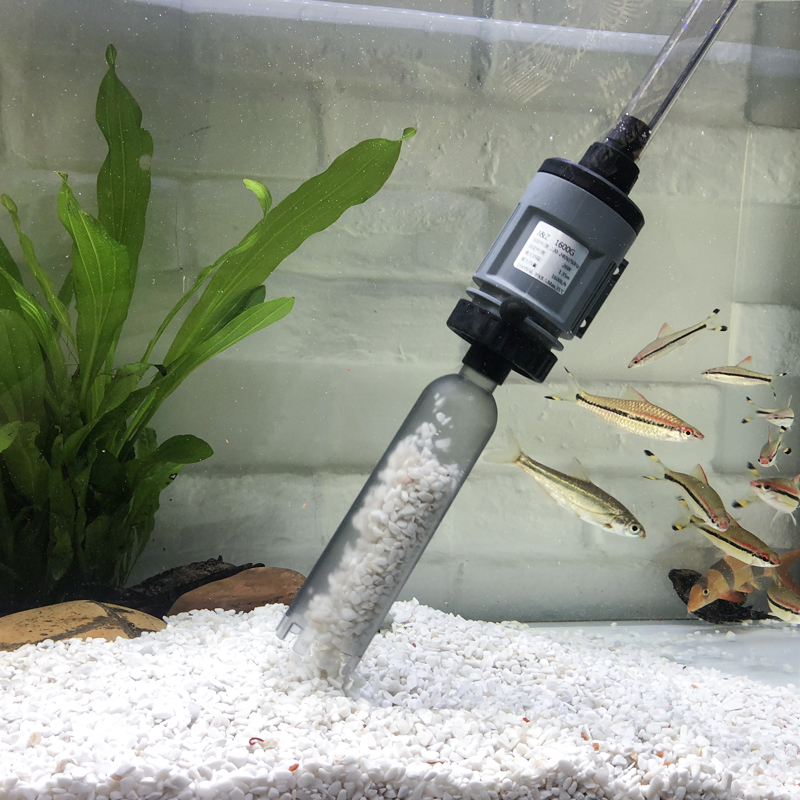 鱼缸换水器自动电动水族箱吸便器吸水清理洗沙吸鱼粪器抽水泵高清大图
