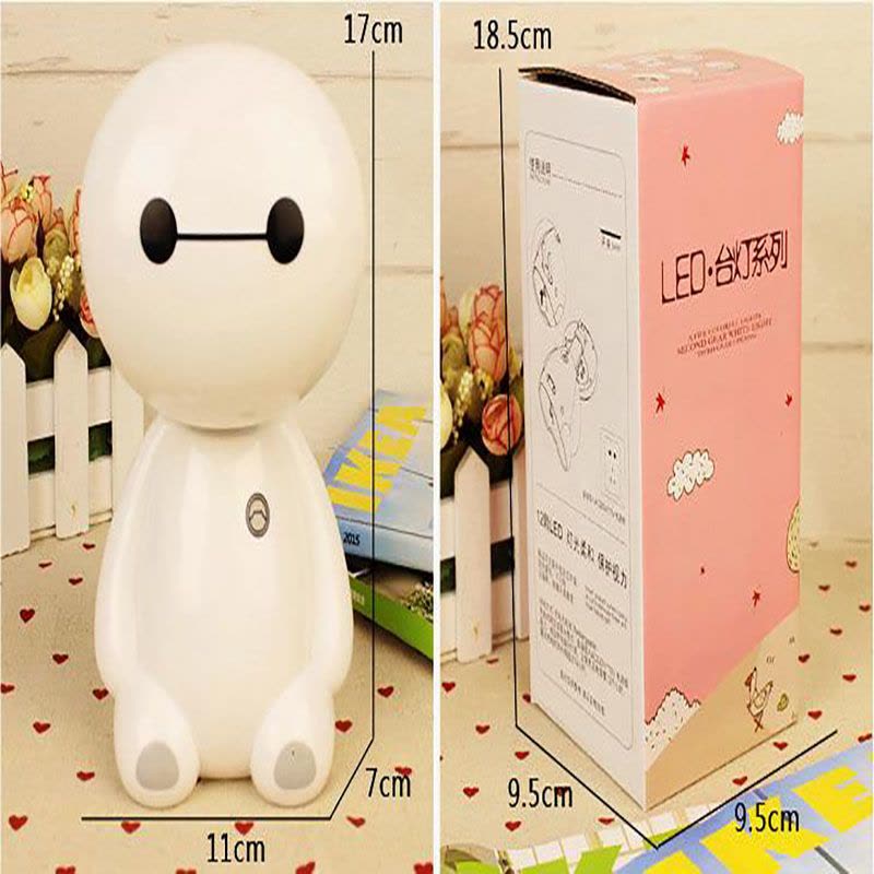 LED台灯学生宿舍可爱小台灯护眼学习台灯学生写字看书台灯折叠 小号台灯颜色随机图片