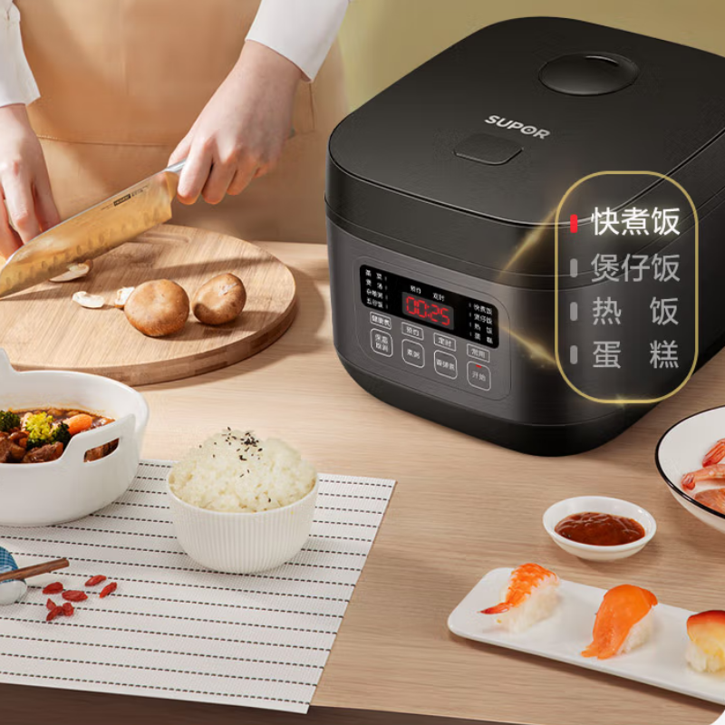 苏泊尔(SUPOR)豪华智能电饭煲4L不粘内胆SF40FC696高清大图
