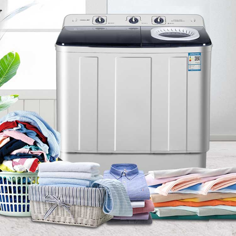 新飞洗衣机小型半全自动家用双桶双缸双筒大容量老式迷你洗脱一体78