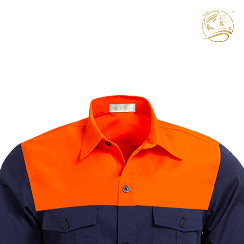 夏季长袖工作服T-005高清大图
