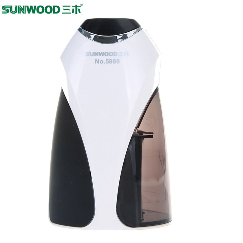 三木(SUNWOOD)5980电动削笔机 电动铅笔刀 自动卷笔刀 全自动削笔器 转笔刀 卷笔刀 电动 办公用品 学生文具高清大图