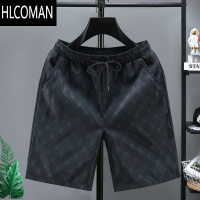 HLCOMAN美式短裤男外穿夏季裤子男士薄款冰丝五分裤潮流休闲沙滩裤大裤衩