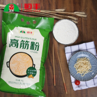 河套高筋粉4kg 高筋面粉烘焙馒头饺子面条通用面粉 小麦粉
