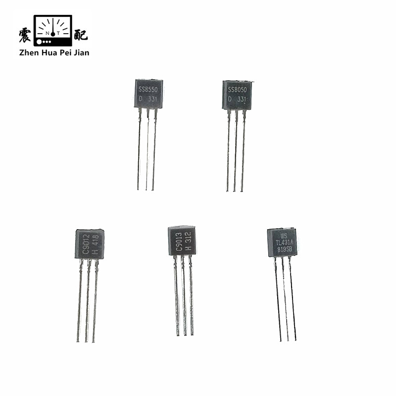 震配 三极管 8550/8050或9012/9013或TL431(型号备注) 只高清大图