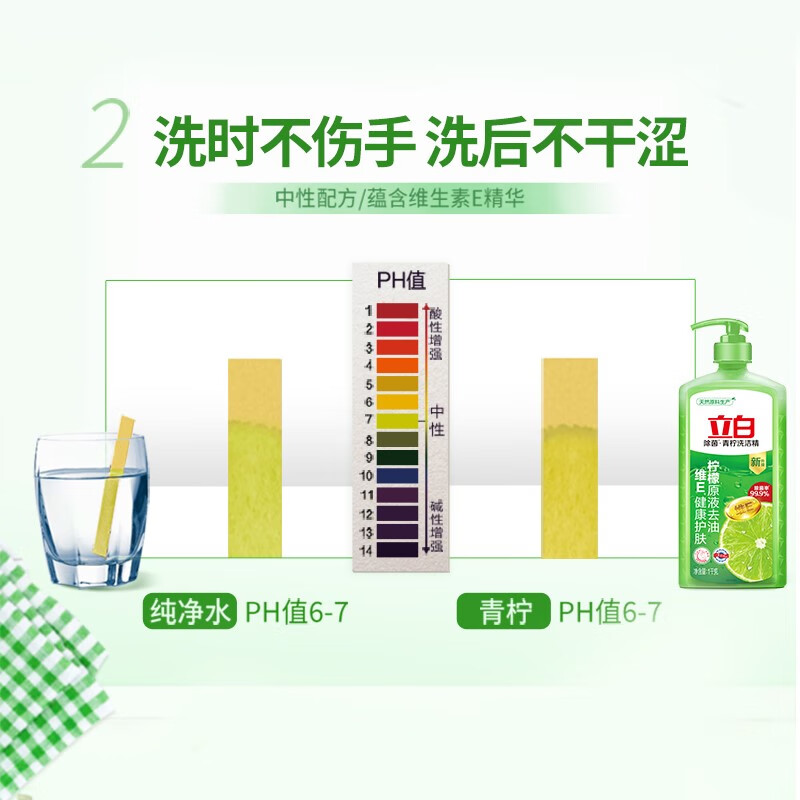 立白青柠洗洁精 1.29 L高清大图