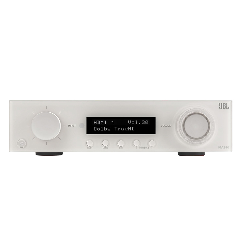 JBL MA510家用家庭影院AV功放机音响蓝牙5.2声道功率放大器(白色)高清大图