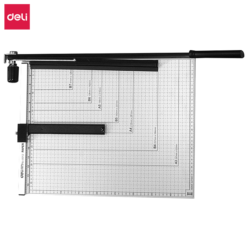 得力(deli) M 8012切纸机18“*15”(白灰)(把)