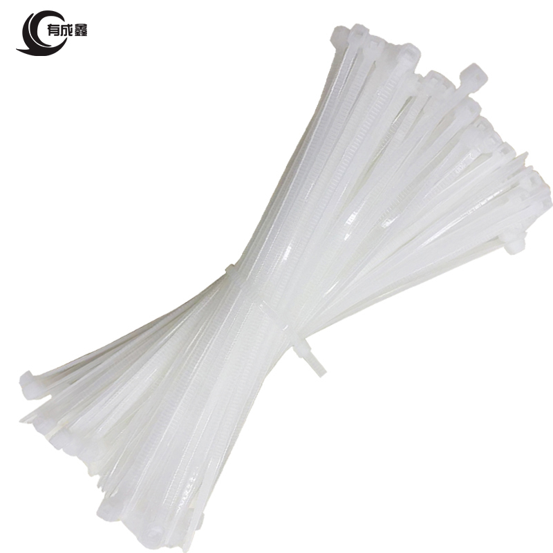 有成鑫尼龙扎带 自锁式塑料扎带加长固定捆绑扎绳8*500mm/100根 包