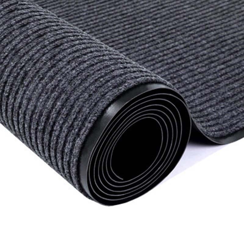 温馨 双条纹地垫 灰色1.2*15m 卷高清大图