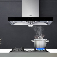 美的(Midea) T33+Q330-Y 油烟机 欧式抽油烟机 烟灶套装 家用吸油烟机 燃气灶(液化气)