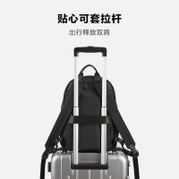 爱华仕商务休闲女士双肩包背包电脑包
