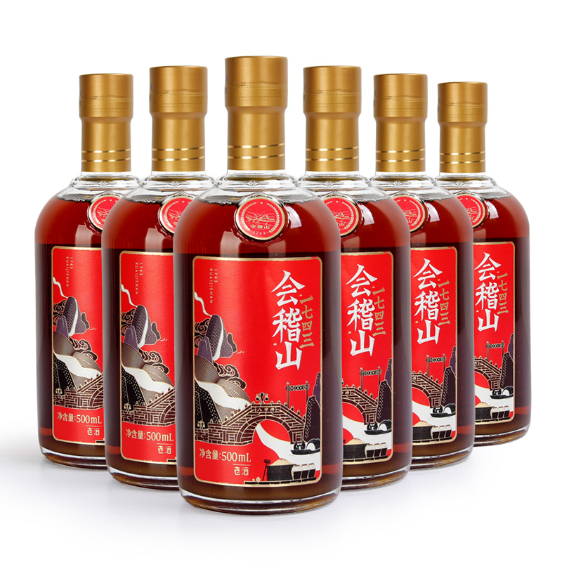 会稽山1743绍兴黄酒纯正半干特型老酒整箱500ml6瓶送礼佳品参数