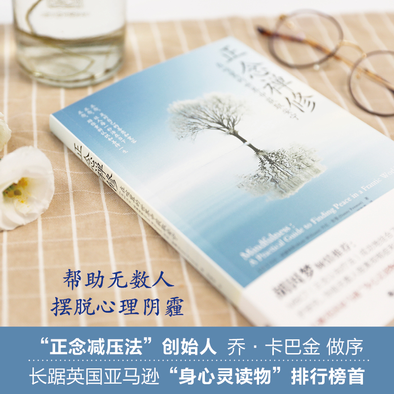 [正版]赠书签+音频正念禅修:在喧嚣的世界中获取安宁《情商》作者丹尼尔戈尔曼 胡因梦倾情推*正念减压疗法书籍身心灵读物高清大图