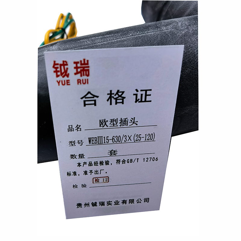 钺瑞欧型插头WEBⅢ15-630/3×(25-120)/套