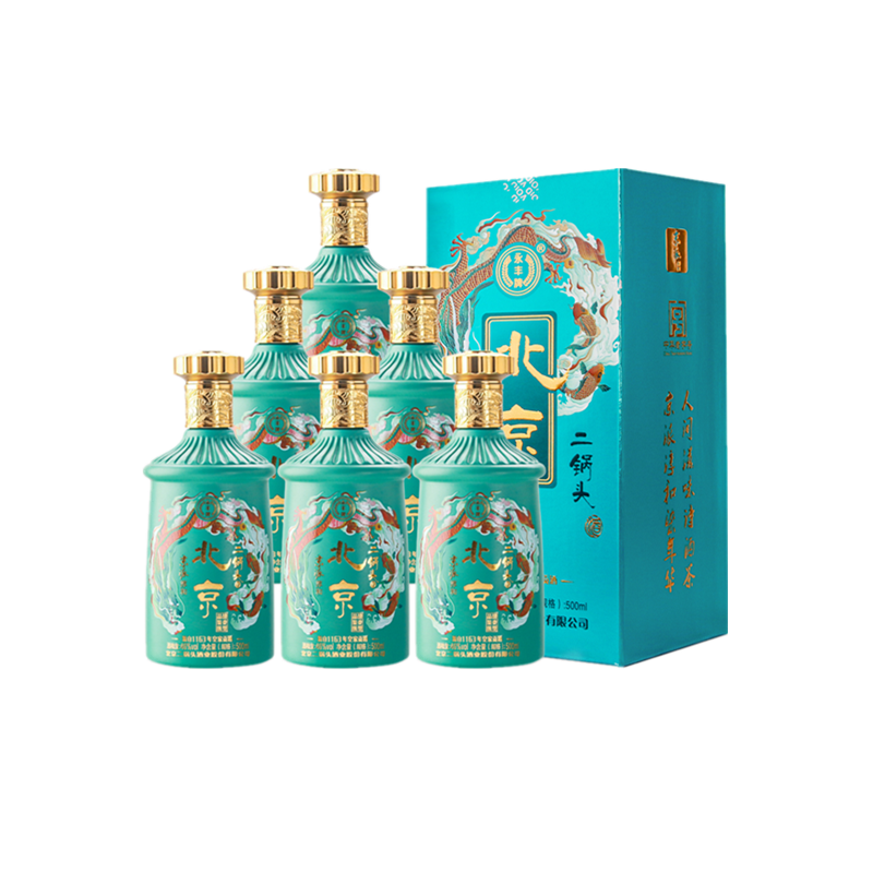 永丰牌北京二锅头白酒46度龙纹品鉴级清香型500ml6瓶睿智青参数