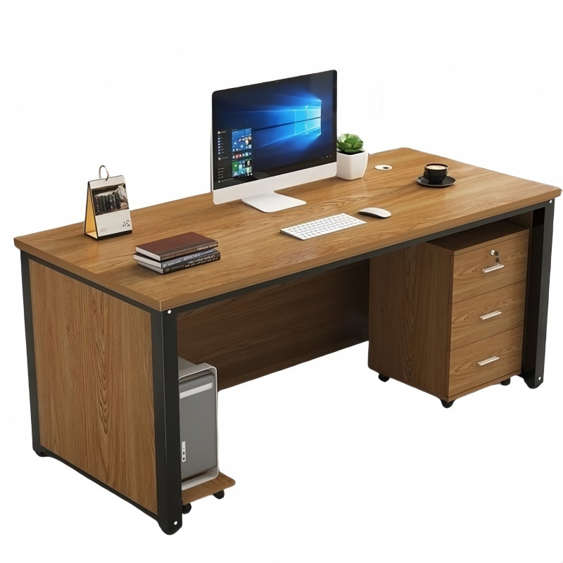 静科木质办公桌1200*600*750mm高清大图