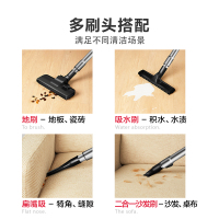 苏泊尔(SUPOR)桶式吸尘器15L大容量工业用家用干湿手持大功率VCC85S-12