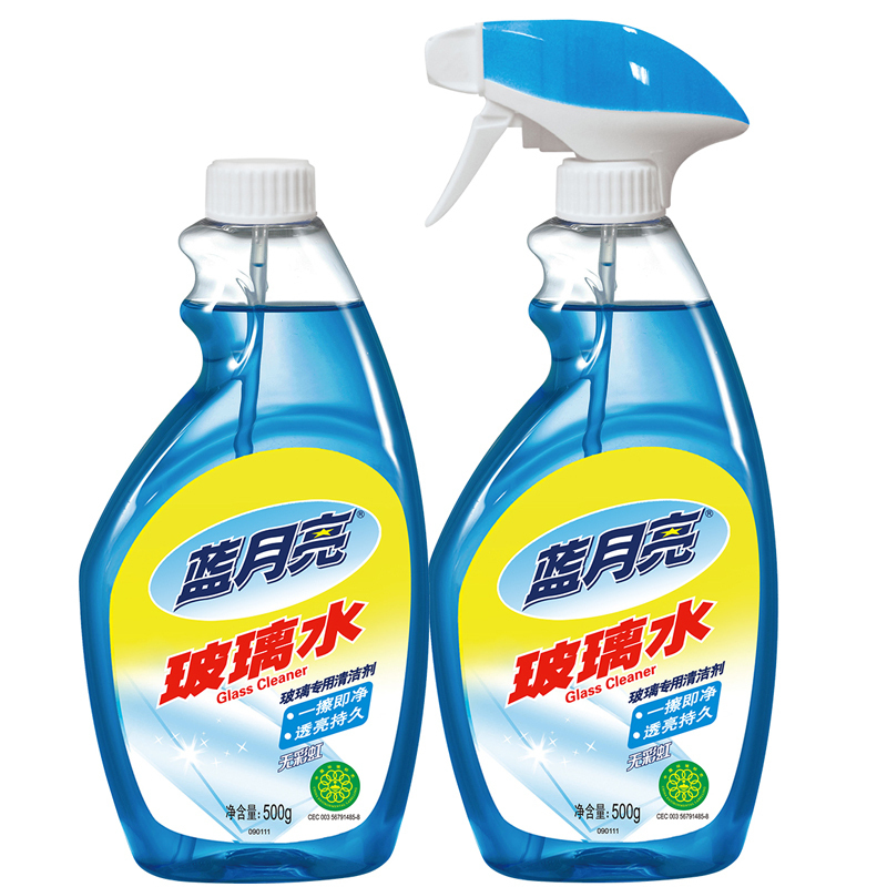 蓝月亮 玻璃多表面清洁剂玻璃水500g单瓶装