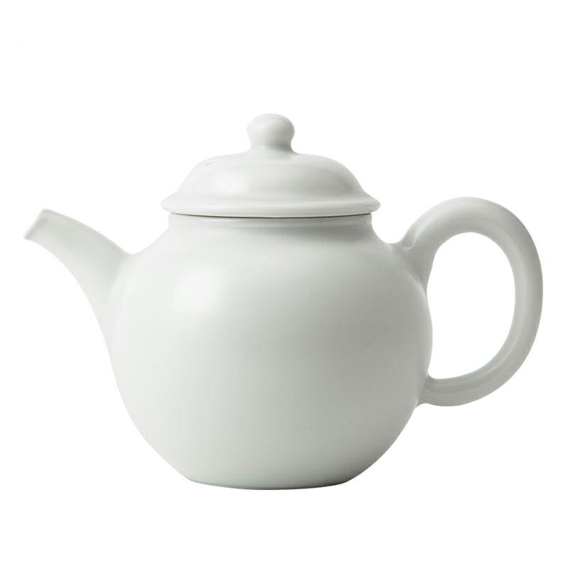 恒福(TEA MiLL)定窑福润壶(玉白)功夫茶具茶壶陶瓷 半手工制作