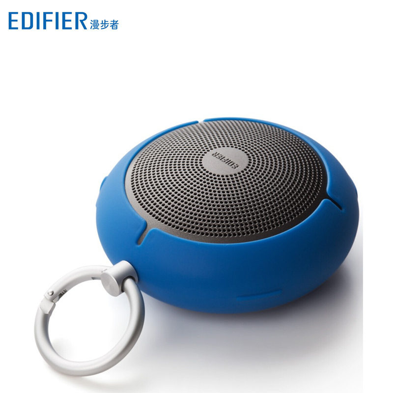 漫步者 (EDIFIER)M100 迷你型蓝牙音箱 三防户外音箱 便携插卡音响 蓝色高清大图
