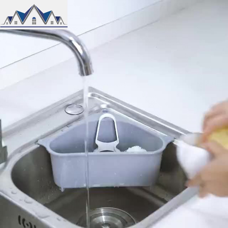 漏水篮沥水篮三角水池边置物架历水架沥水蓝厨房水洗碗池挂沥汤 三维工匠高清大图
