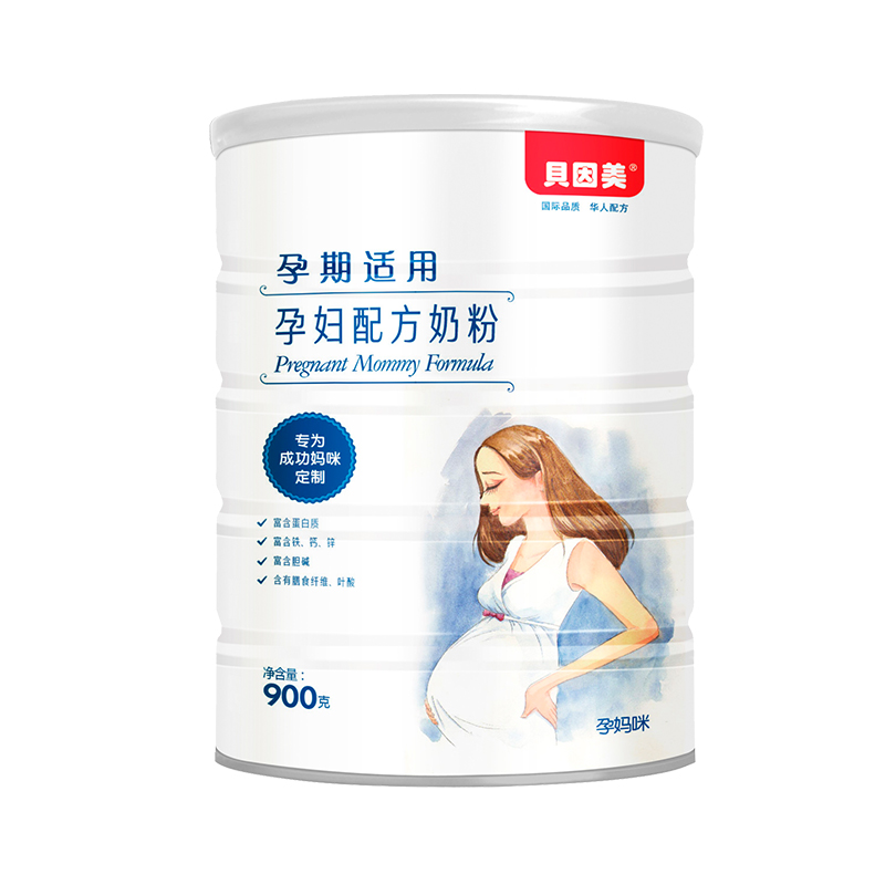 [苏宁自营]贝因美(Beingmate)成功妈咪孕妇配方奶粉900克(孕期适用)高清大图