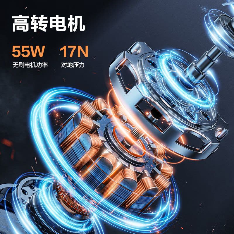 得力(deli)DL881121手持枪式有刷吸尘器(4000PA)无线(银)(台)图片