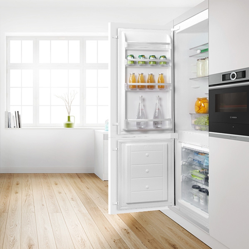 嵌入式冰箱薄镶嵌式厨房古达家用两门全内嵌橱柜隐藏定制一体电冰箱