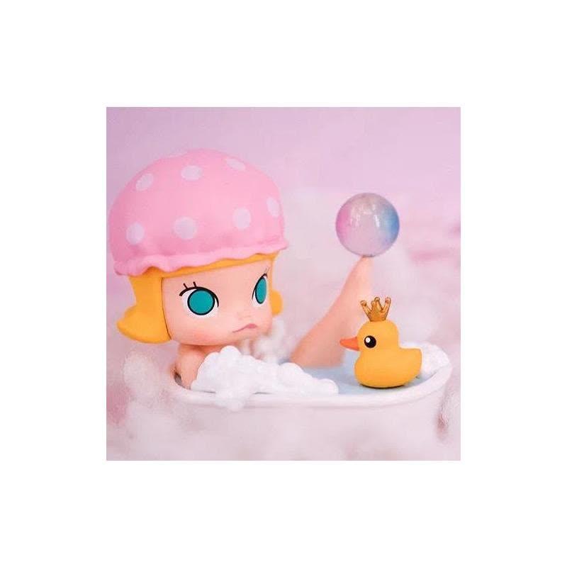 POPMART泡泡玛特MOLLY茉莉的一天系列盲盒手办潮流摆件玩具祖国版|[指定款]泡泡浴图片