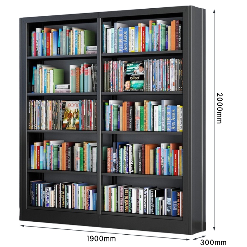 豫龙都图书架五层组高清大图