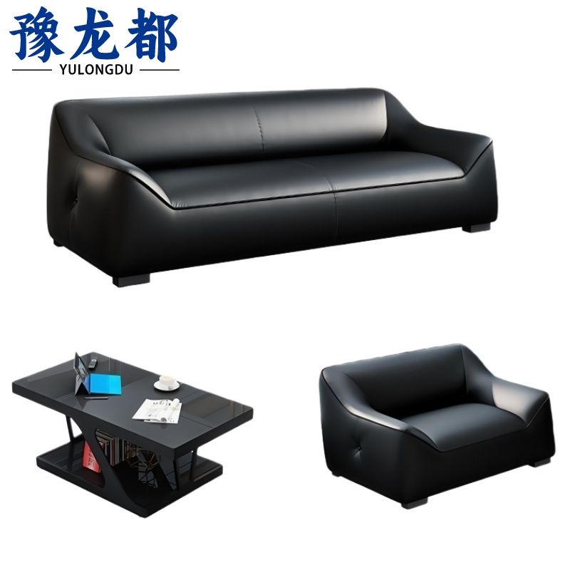 豫龙都 沙发茶几组合 3+1套高清大图