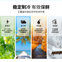 穗凌(SUILING) 317升饮料柜展示柜 冷藏单门立式展示柜 商用冰柜 便利店冰箱啤酒饮料冷藏柜LG4-317L