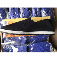 Faith&Man 布鞋 软底黑色布鞋 平跟劳保鞋 透气工作鞋